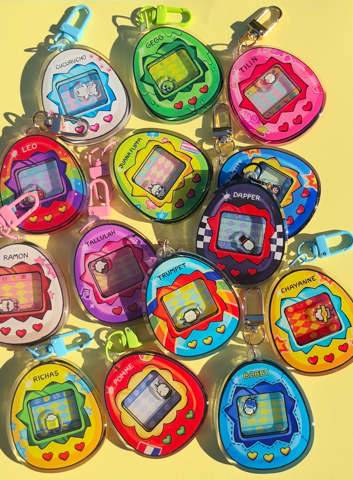 ☆ QSMP Tamagotchi Shaker Charms ☆ SALE! | CrashQueenKid